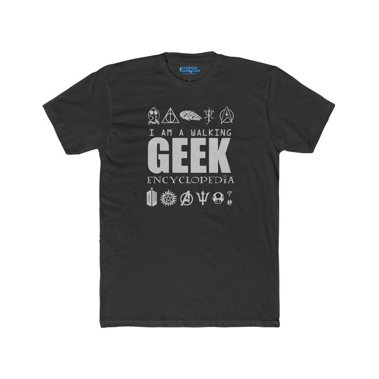 Geekdom Encyclopedia Men's Fitted T-Shirt - Fandom-Made