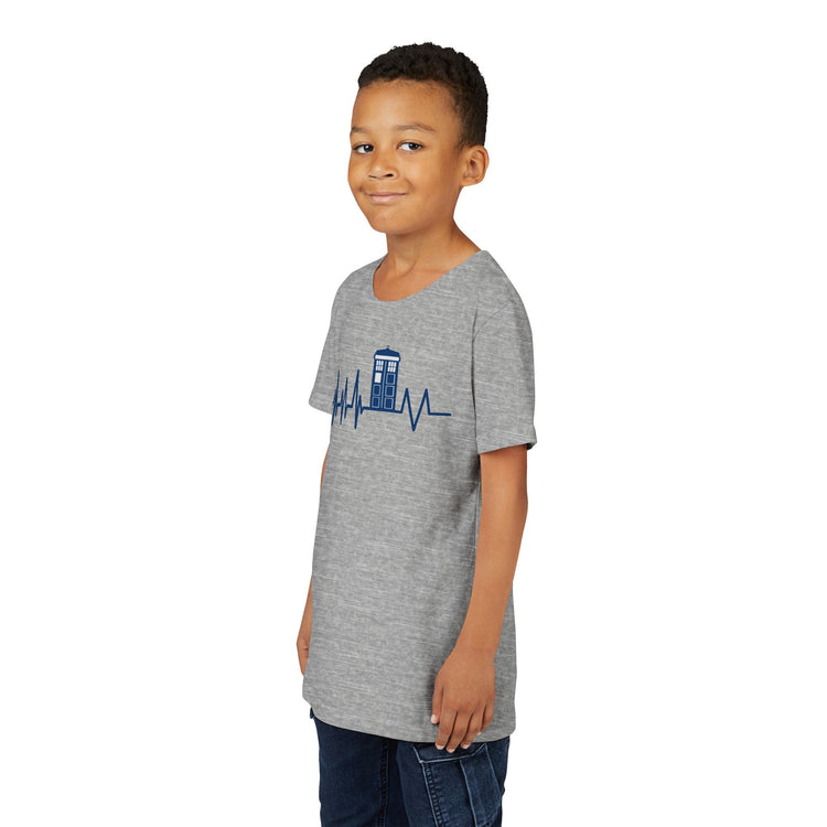 My Heart Beats For The Doctor Youth Tee - Fandom-Made