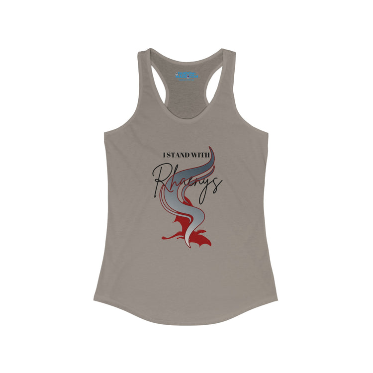 I Stand With Rhaenys Racerback Tank - Fandom-Made