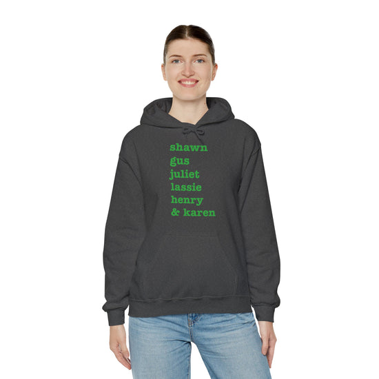 Psych Names Hoodie - Fandom-Made