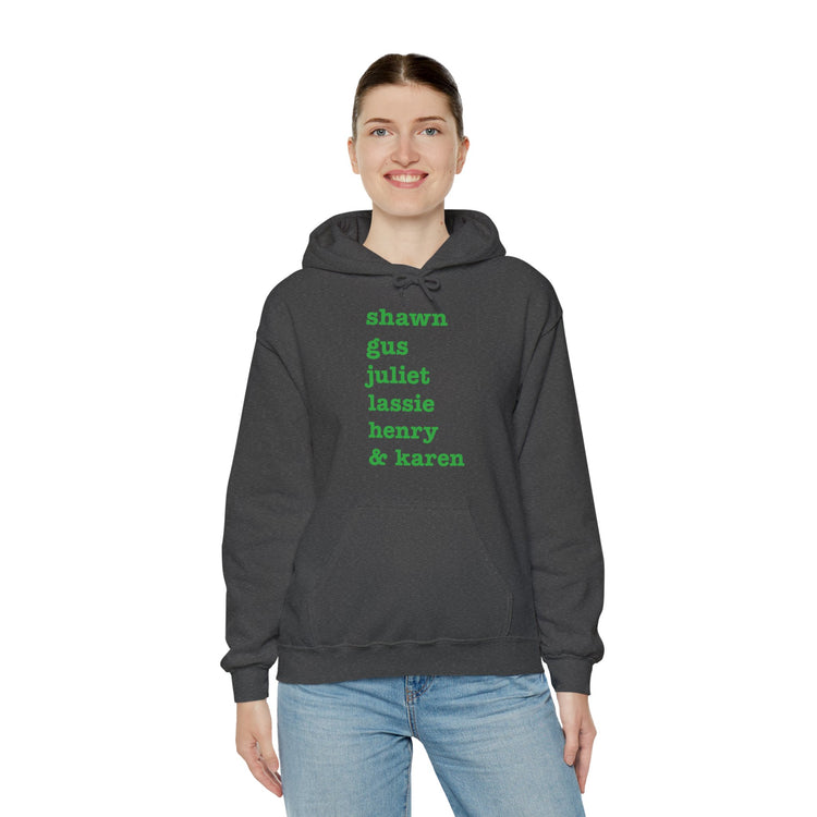 Psych Names Hoodie - Fandom-Made