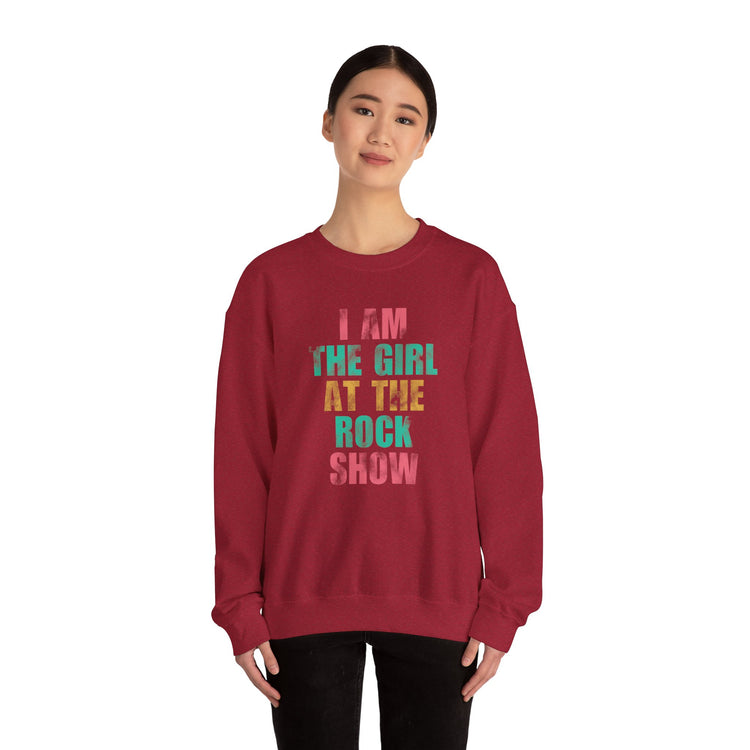 Girl At The Rock Show Sweatshirt - Fandom-Made