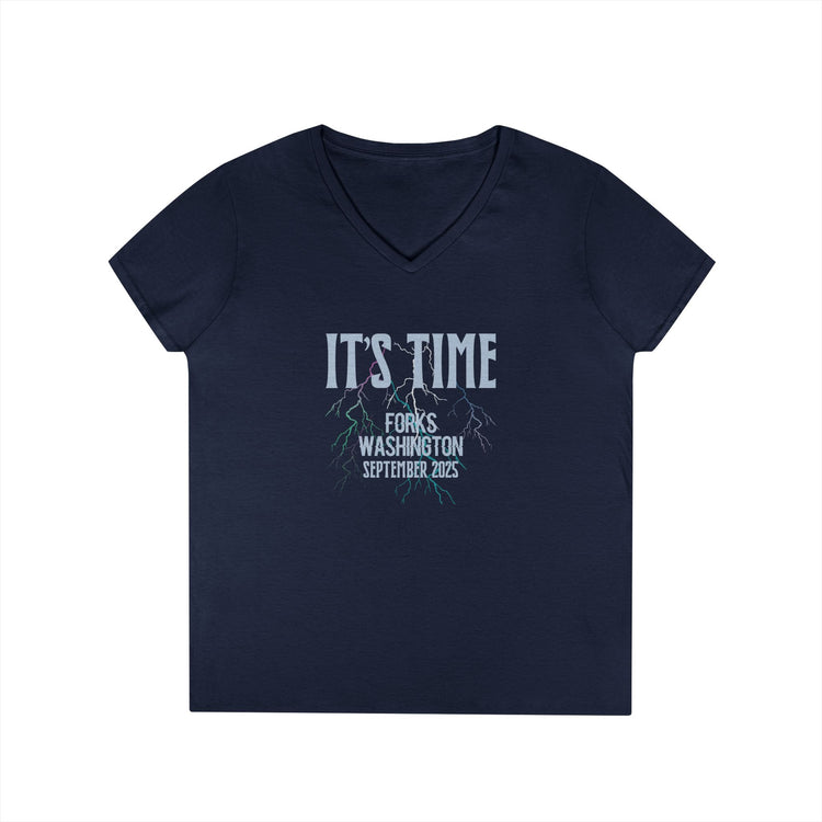It's Time V-Neck Tee - Fandom-Made