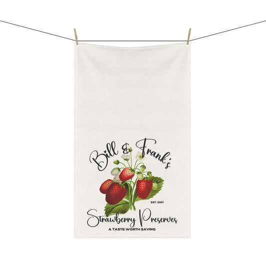 Bill & Frank's Strawberry Preserves Kitchen Towel - Fandom-Made
