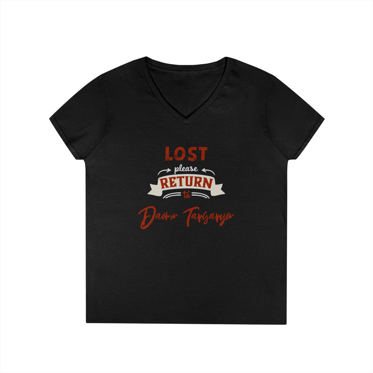 Lost Return To... Daemon Targaryen V-Neck Tee - Fandom-Made