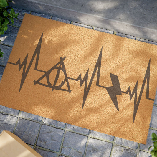 My Heart Beats For Harry Potter Doormat - Fandom-Made