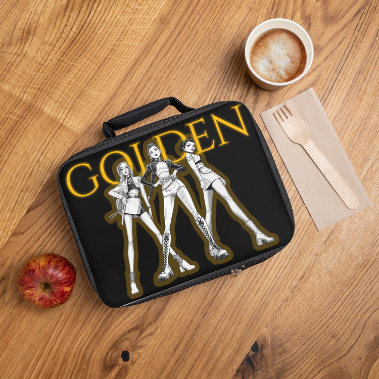 Golden Lunch Bag