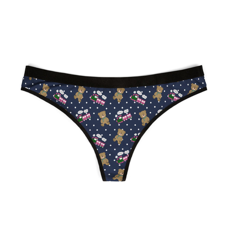 Choo Choos And Teddy Bears Women's Thong - Fandom-Made