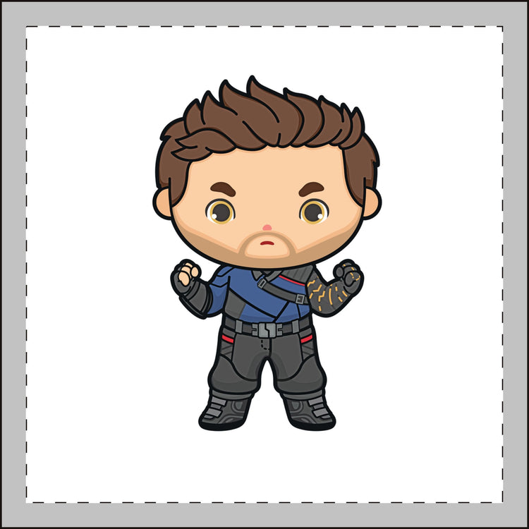 The Winter Soldier Mini Plush Keychain