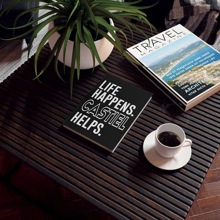 Life Happens Castiel Helps Journal - Fandom-Made