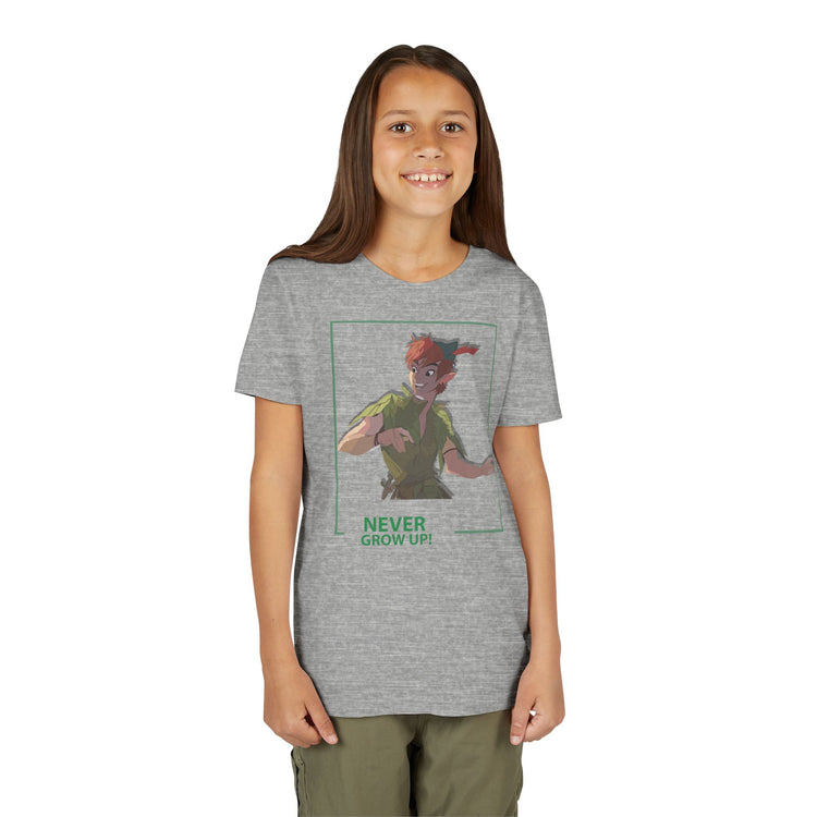 Never Grow Up Youth Tee - Fandom-Made