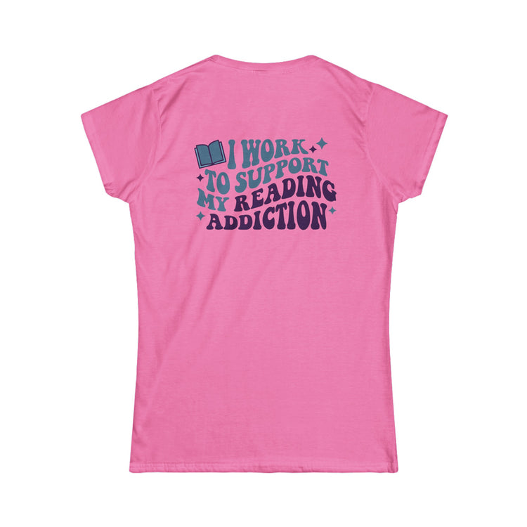 Reading Addict Women's Fit T-Shirt - Fandom-Made