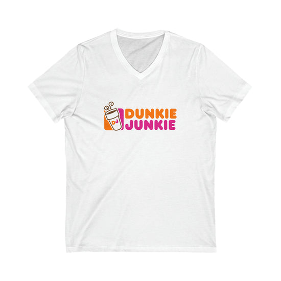 Dunkie Junkie V-Neck Tee - Fandom-Made