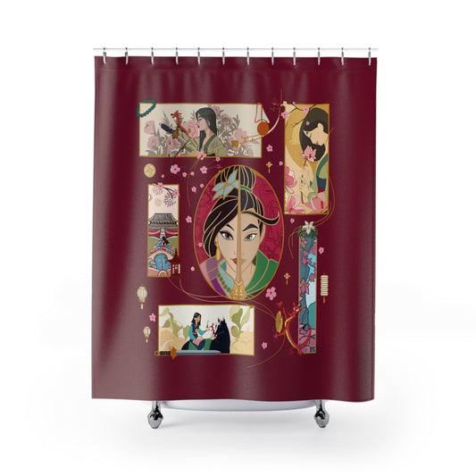 Mulan Shower Curtain - Fandom-Made