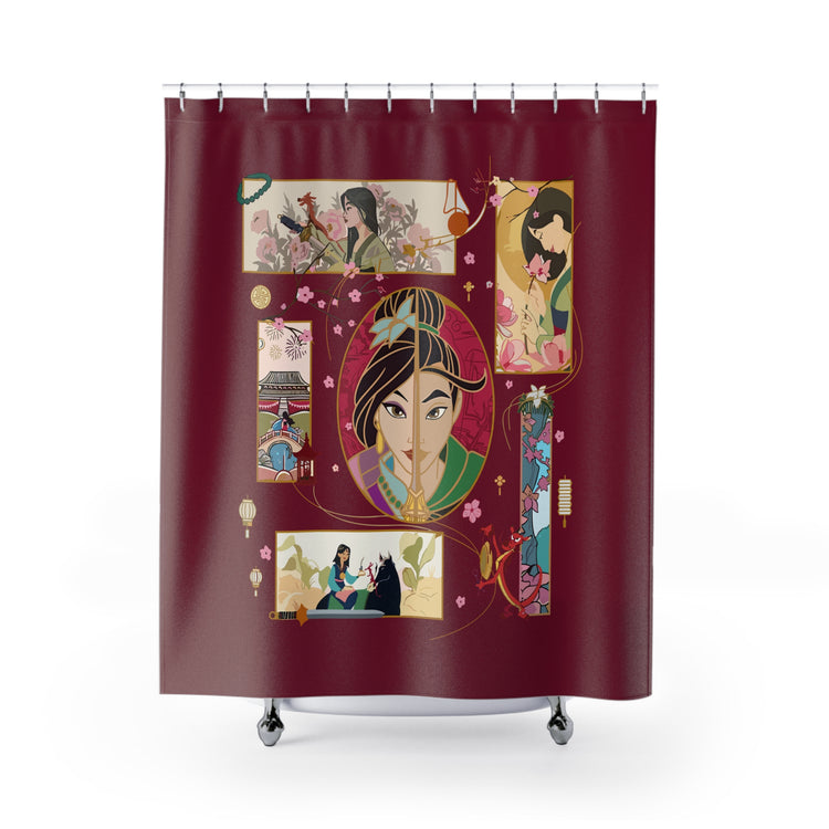 Mulan Shower Curtain - Fandom-Made
