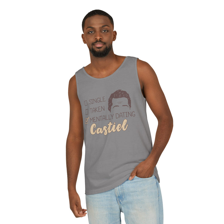 Mentally Dating Castiel Tank Top - Fandom-Made