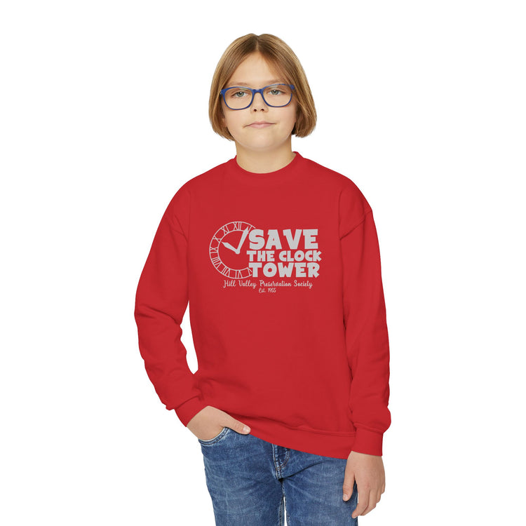 Save The Clock Tower Youth Sweatshirt - Fandom-Made