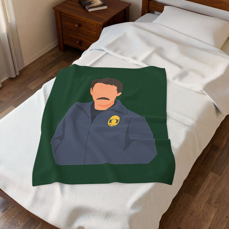 Chief Swan Velveteen Plush Blanket