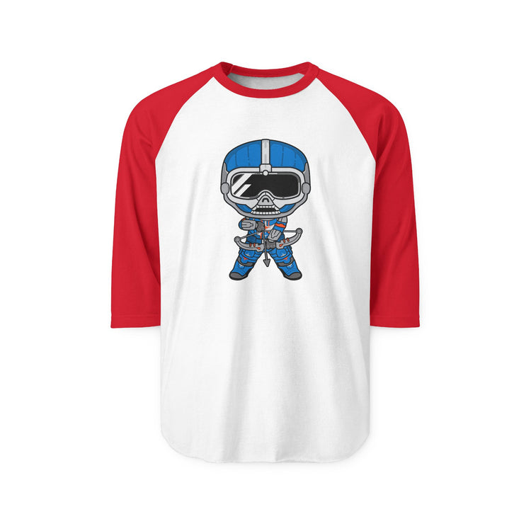 Taskmaster 3/4 Raglan Shirt - Fandom-Made