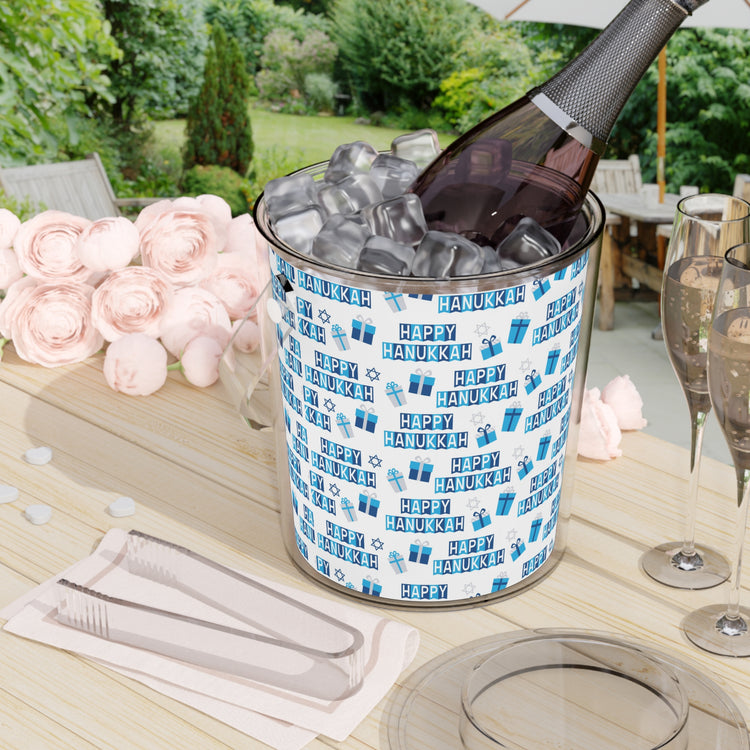 Happy Hanukkah Ice Bucket - Fandom-Made