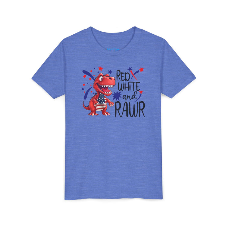 Red White and Rawr Youth Tee - Fandom-Made