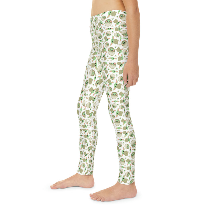 Grogu All-Over Print Youth Leggings - Fandom-Made