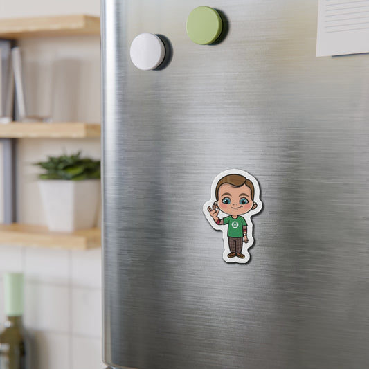 Sheldon Die-Cut Magnet - Fandom-Made