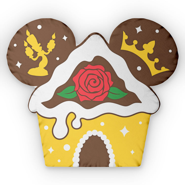 Ginger Belle House-Shaped Pillow