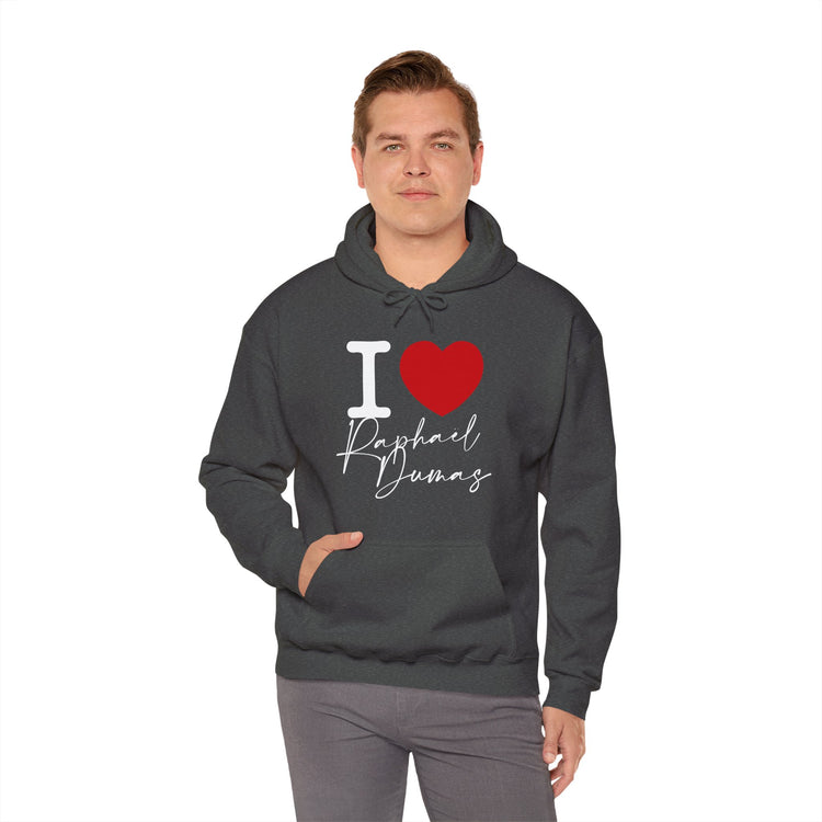 I Love Raphaël Dumas Hoodie - Fandom-Made