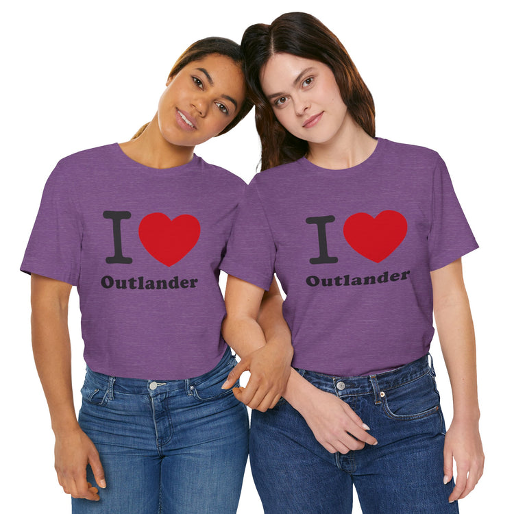 I Love Outlander T-Shirt - Fandom-Made