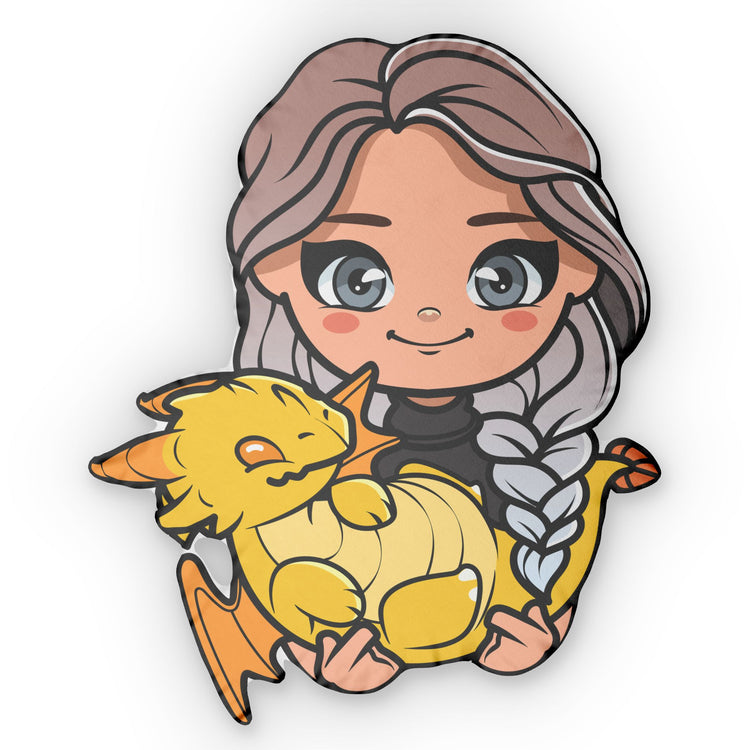 Violet And Andarna-Shaped Pillow - Fandom-Made