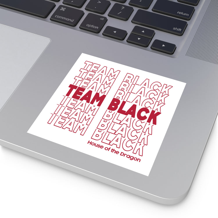 Team Black Square Sticker - Fandom-Made