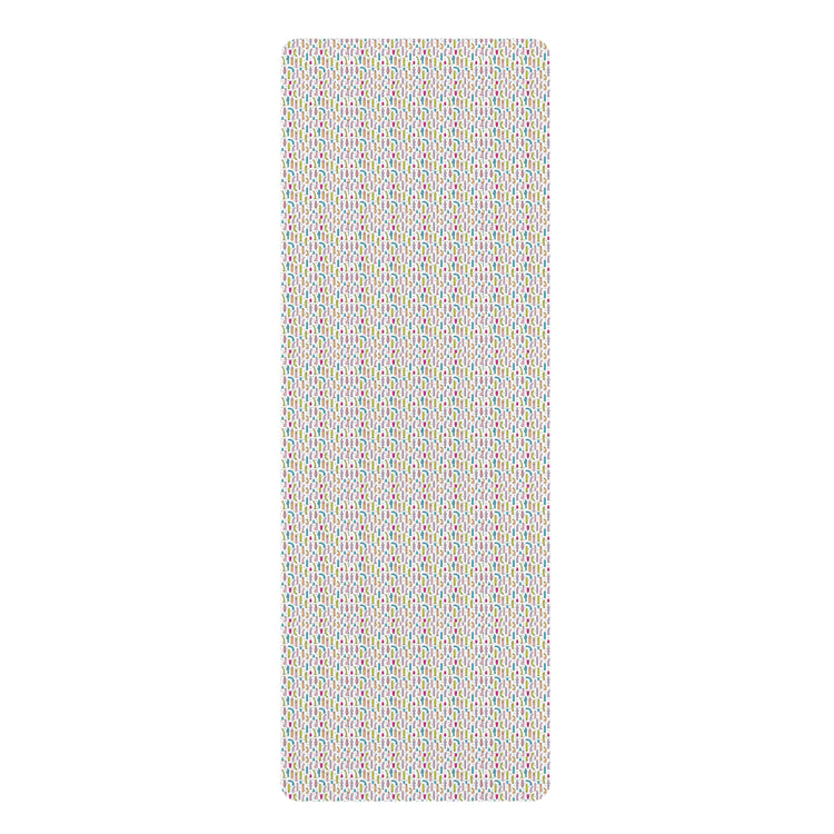 Good Vibes Rubber Yoga Mat - Fandom-Made