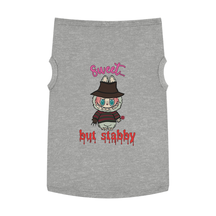Sweet But Stabby Pet Tank Top - Fandom-Made
