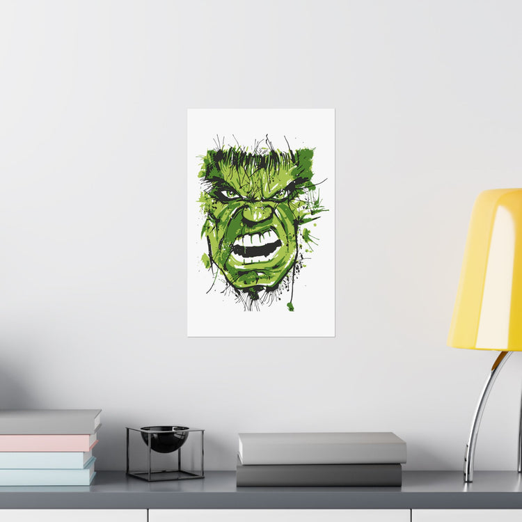 Hulk Face Poster