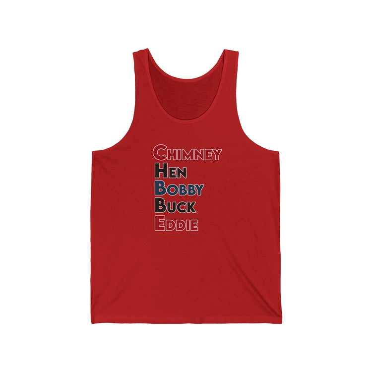 9-1-1 Names Unisex Tank Top - Fandom-Made
