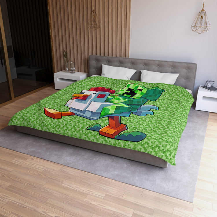 Chicken Jockey Duvet Cover - Fandom-Made