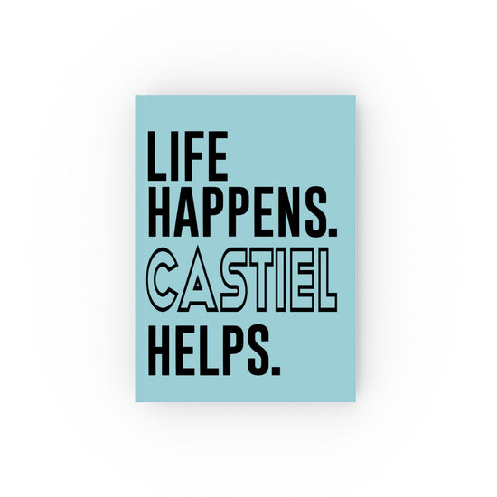 Life Happens Castiel Helps Journal - Fandom-Made