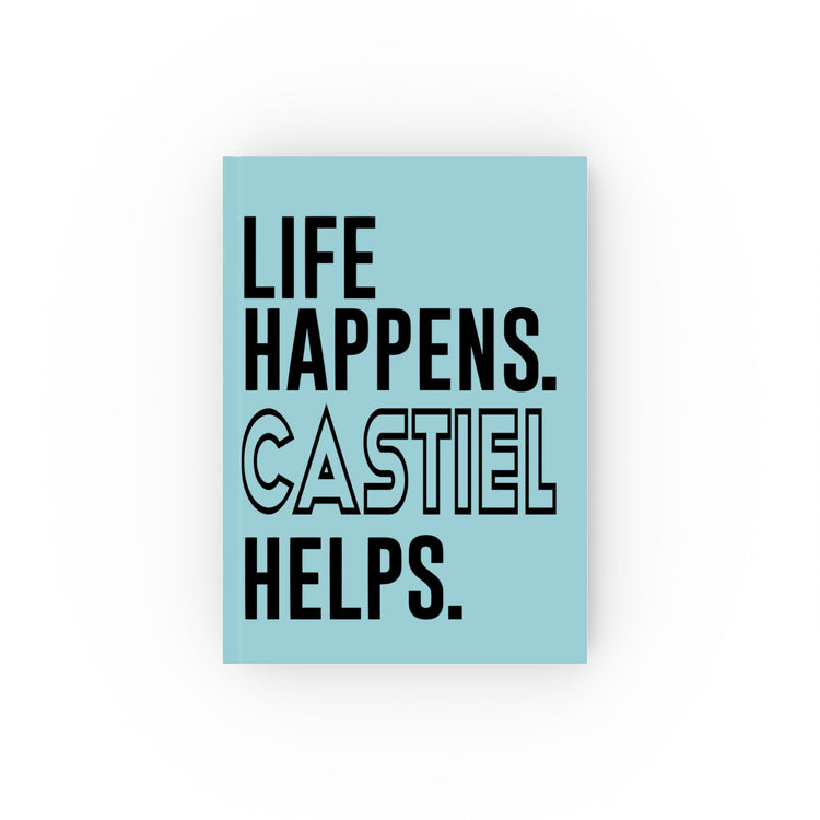 Life Happens Castiel Helps Journal - Fandom-Made