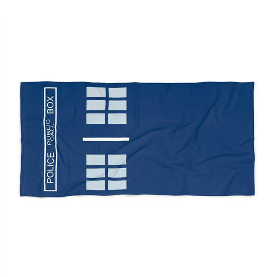 Tardis Beach Towel - Fandom-Made