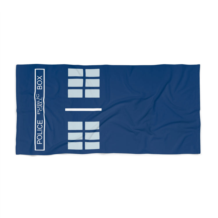 Tardis Beach Towel - Fandom-Made
