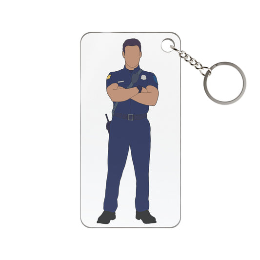 Eddie Diaz Keychain Charm - Fandom-Made