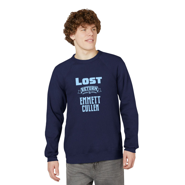 Lost Return To Emmett Cullen Fleece Raglan Sweatshirt - Fandom-Made