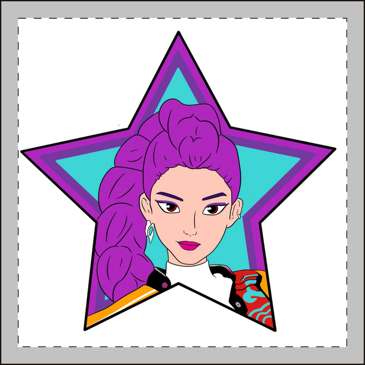 Rumi Star Mini Plush Keychain