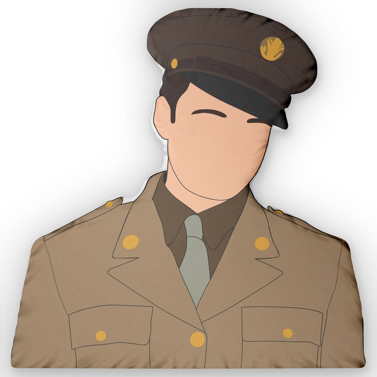 Bucky Barnes Reporting For Duty-Shaped Pillow - Fandom-Made