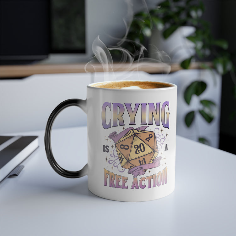 Crying Is a Free Action Magic Mug