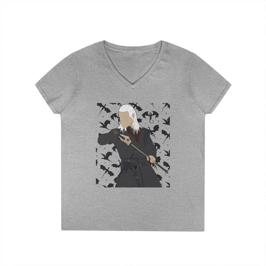 Daemon V-Neck Tee - Fandom-Made