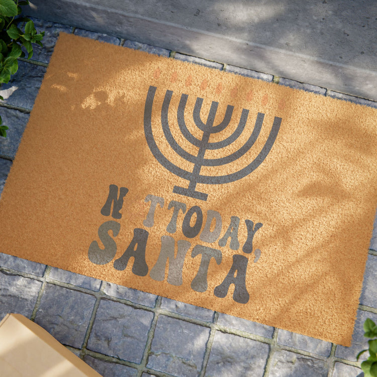 Not Today Santa Doormat - Fandom-Made