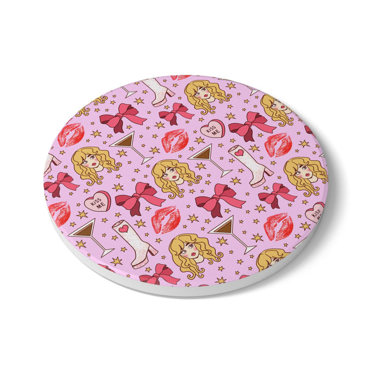 Sabrina Carpenter Ceramic Coaster - Fandom-Made