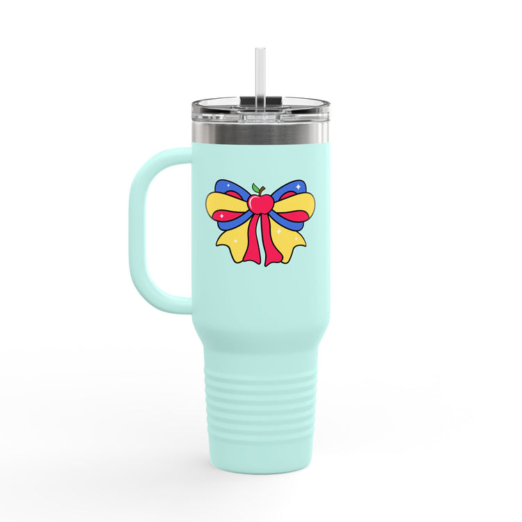 Snow White Bow Insulated Tumbler